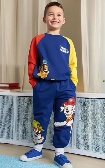 Boys & Girls Casual Track Suit Sweatshirt, Track Pants, Sweatpant (blue, yellow, red) - Image 3