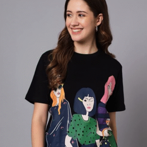 Oversized Cotton T-Shirt for Women